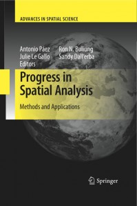 Cover of the book "Progress in Spatial Analysis: Methods and Applications"