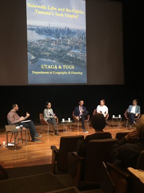 People seating during the UTAGA &amp; TUGS panel talk.